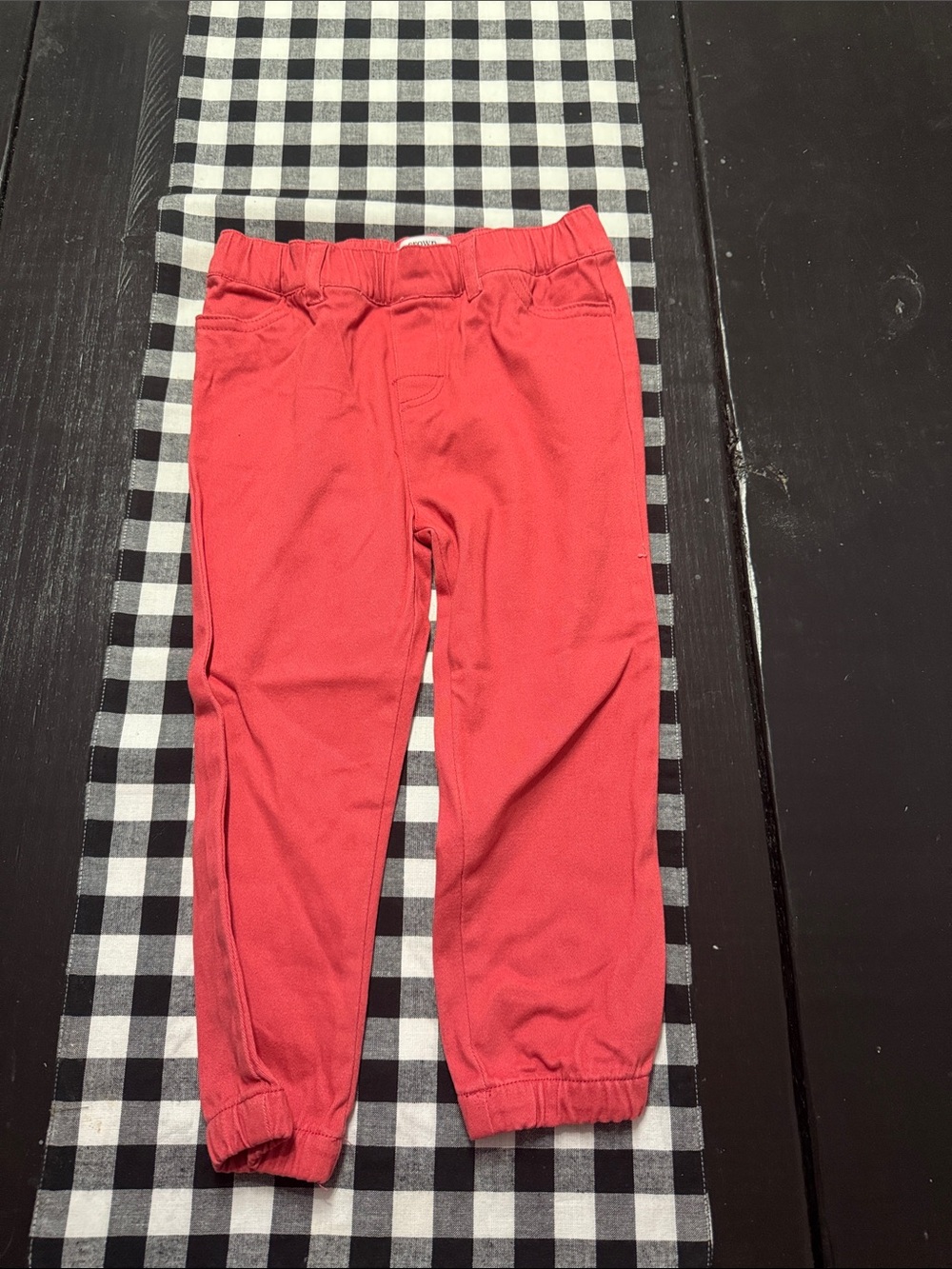 crown & ivy Coral Red Kids Jogger Pants